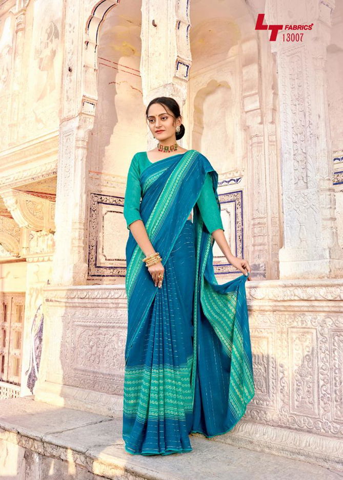 Lt Kajal Fancy Ethnic Wear Wholesale Printed Designer Saree Catalog